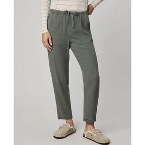 Splendid Vintage Olive Green Naomi Draw-waist Ankle Pants S